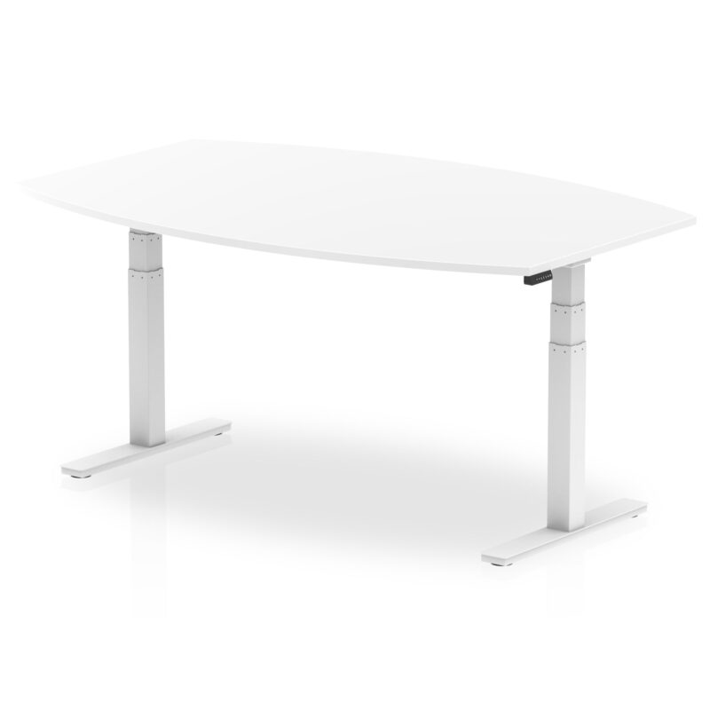 High Gloss Writable Boardroom Table Height Adjustable - Image 12