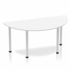 Impulse Semi-Circle Table With Post Leg - Image 29