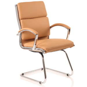 Classic Medium Back Cantilever Visitor Chair with Arms - Image 3