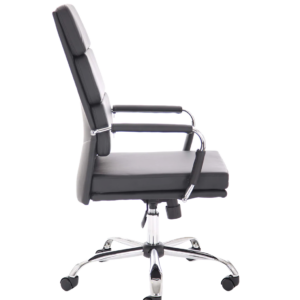 Advocate Medium Back Bonded Leather Executive Office Chair with Arms - Image 2