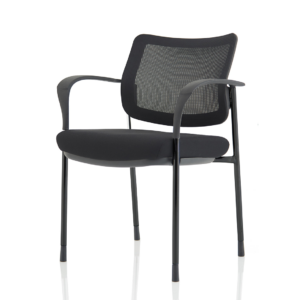 Brunswick Deluxe Medium Back Stacking Visitor Office Chair with Arms - Image 4