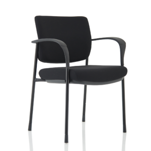 Brunswick Deluxe Medium Back Stacking Visitor Office Chair with Arms - Image 7