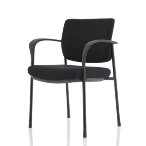 Brunswick Deluxe Medium Back Stacking Visitor Office Chair with Arms - Image 8