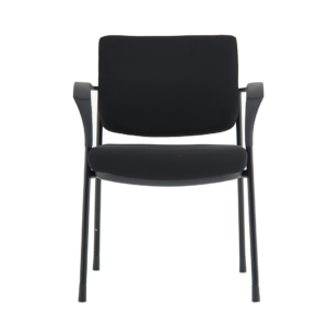 Brunswick Deluxe Medium Back Stacking Visitor Office Chair with Arms - Image 9