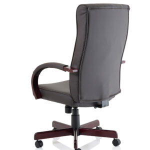 Chesterfield High Back Leather Executive Office Chair with Arms - Image 23
