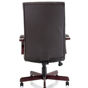 Chesterfield High Back Leather Executive Office Chair with Arms - Image 24