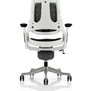 Zure High Back White Shell Executive Office Chair with Arms - Image 32
