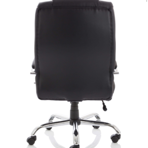 Texas High Back Heavy Duty Executive Black Leather Office Chair with Arms - Image 3