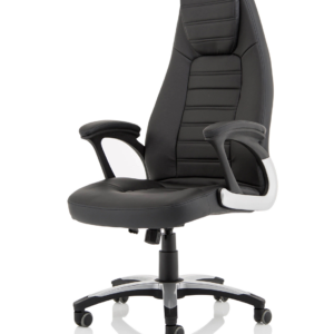 Metropolis High Back Black Leather Executive Office Chair - Image 3