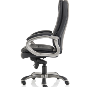 Oscar High Back Black Executive Office Chair with Arms - Image 4