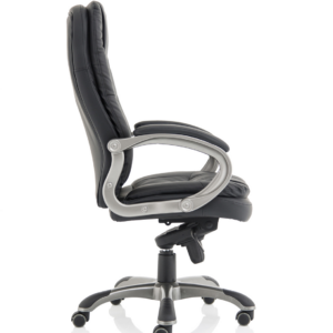 Oscar High Back Black Executive Office Chair with Arms - Image 8