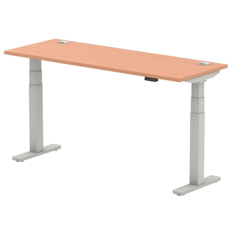 Air Height Adjustable Slimline Desk With Cable Ports - Image 38