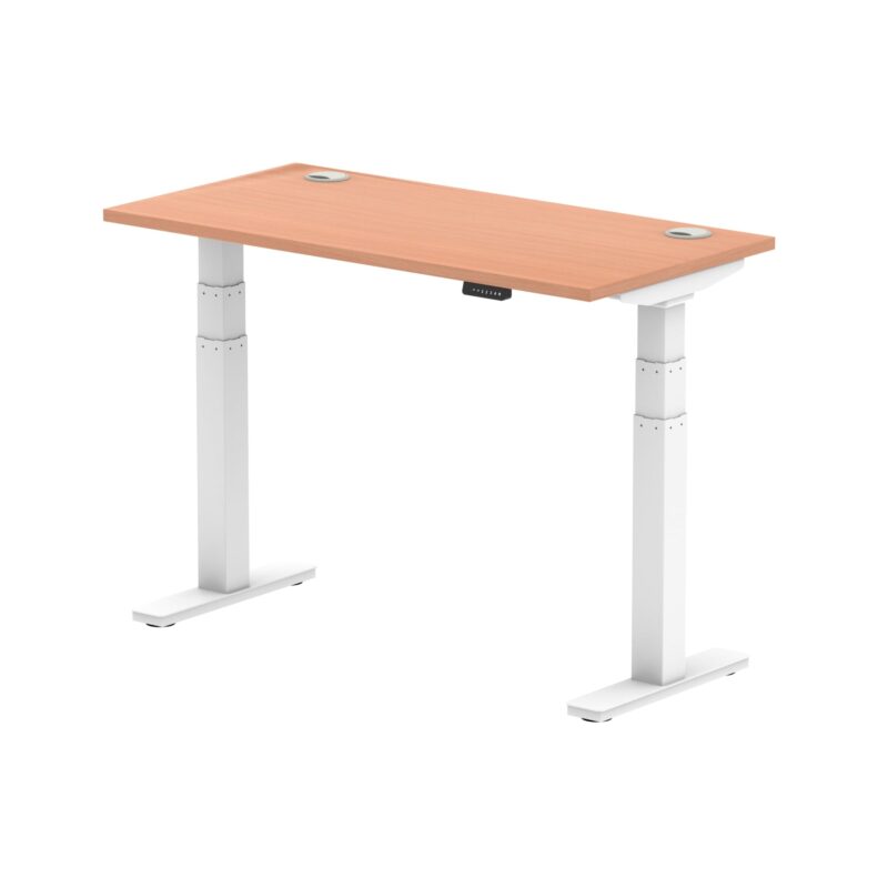 Air Height Adjustable Slimline Desk With Cable Ports - Image 3