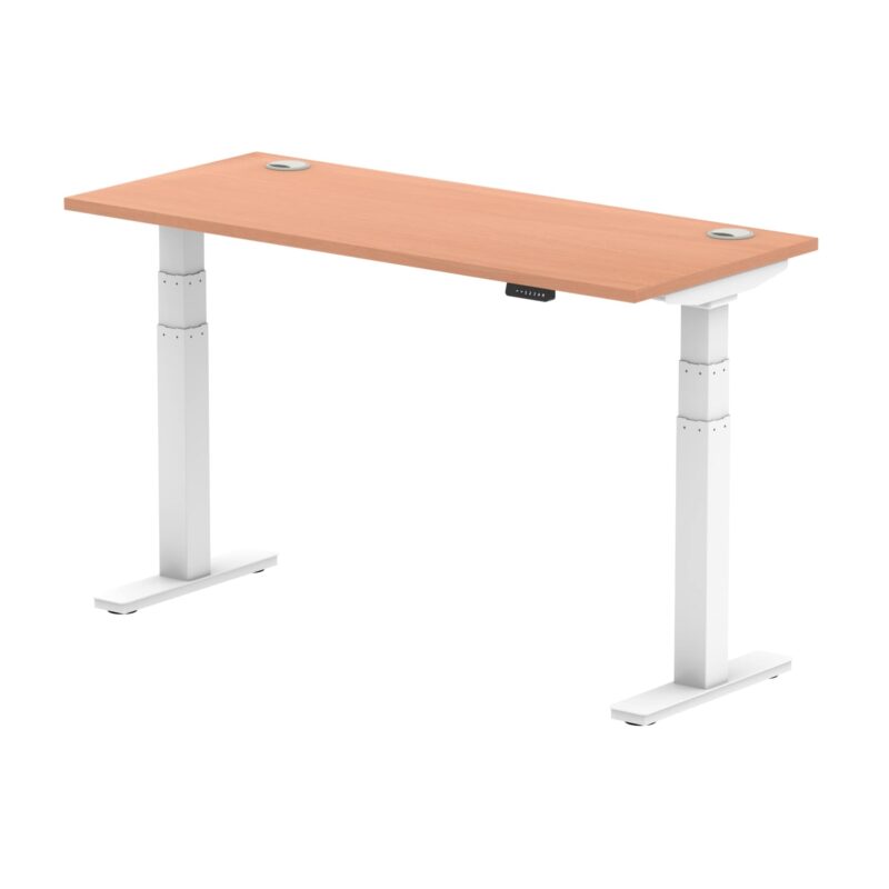 Air Height Adjustable Slimline Desk With Cable Ports - Image 21