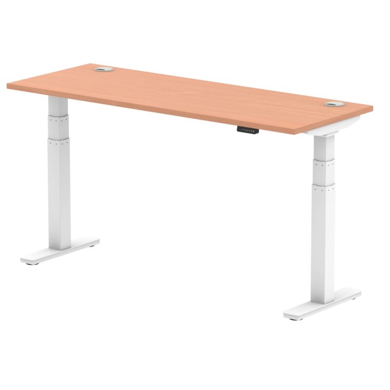 Air Height Adjustable Slimline Desk With Cable Ports - Image 39