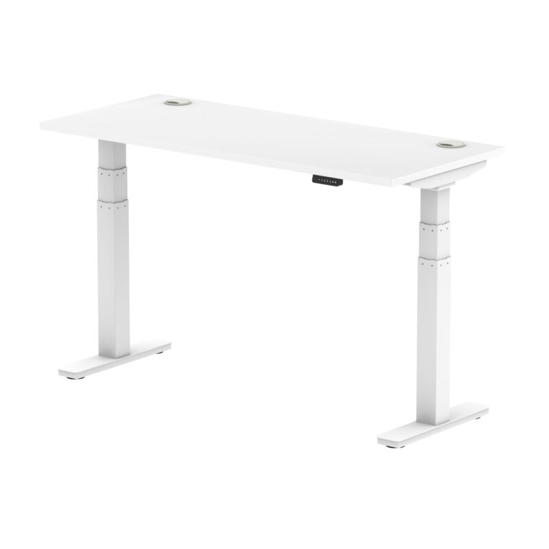Air Height Adjustable Slimline Desk With Cable Ports - Image 36