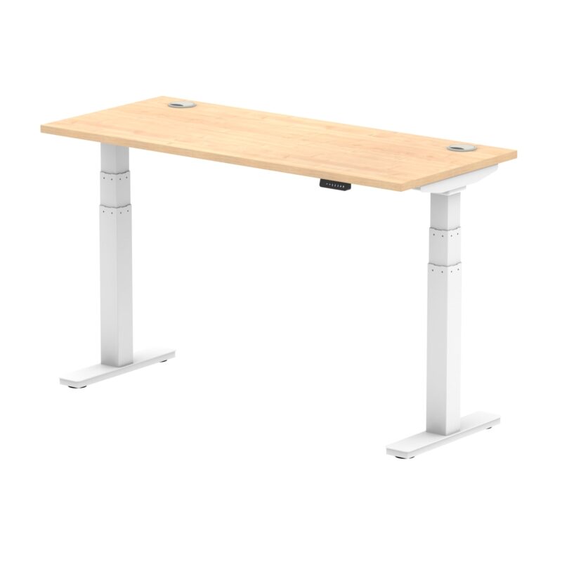 Air Height Adjustable Slimline Desk With Cable Ports - Image 27