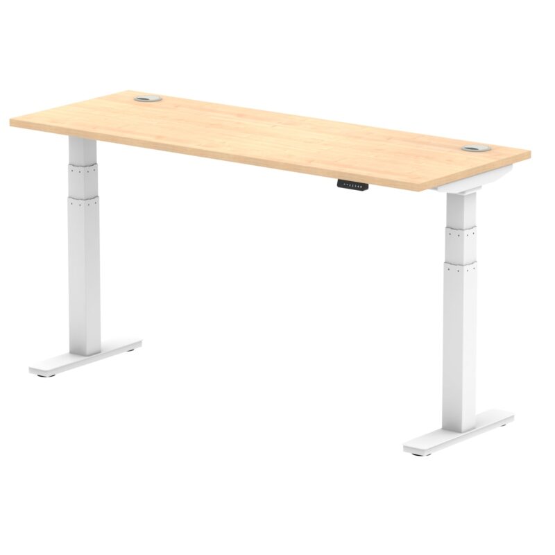 Air Height Adjustable Slimline Desk With Cable Ports - Image 45