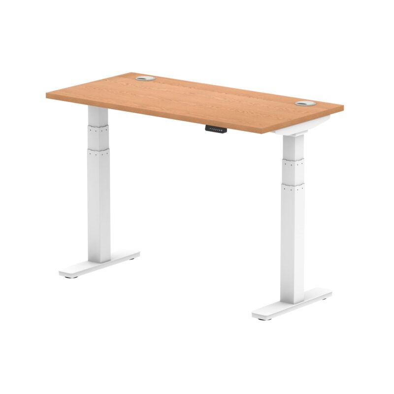 Air Height Adjustable Slimline Desk With Cable Ports - Image 12