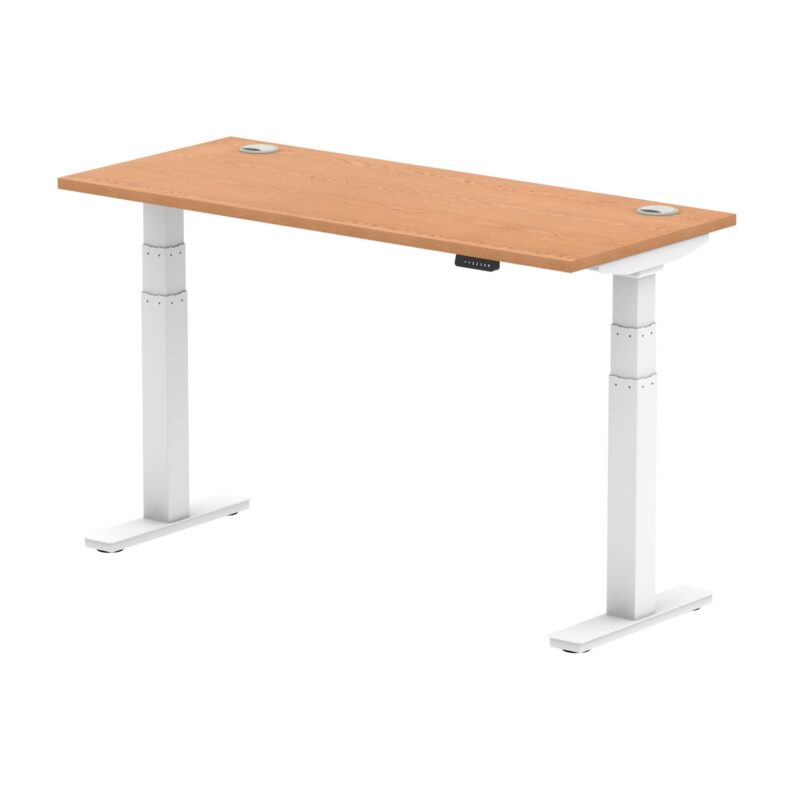 Air Height Adjustable Slimline Desk With Cable Ports - Image 30