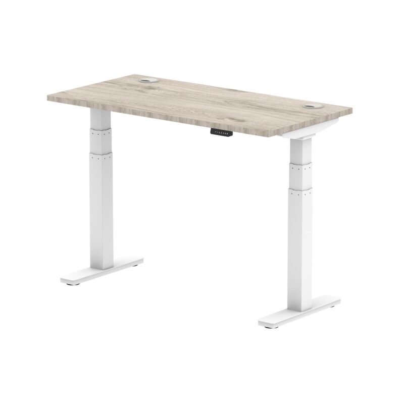 Air Height Adjustable Slimline Desk With Cable Ports - Image 6