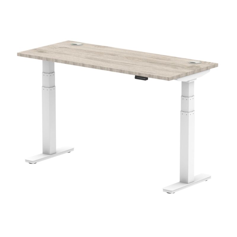 Air Height Adjustable Slimline Desk With Cable Ports - Image 24