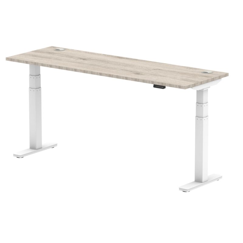 Air Height Adjustable Slimline Desk With Cable Ports - Image 60
