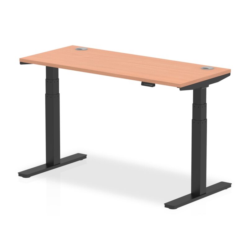 Air Height Adjustable Slimline Desk With Cable Ports - Image 19