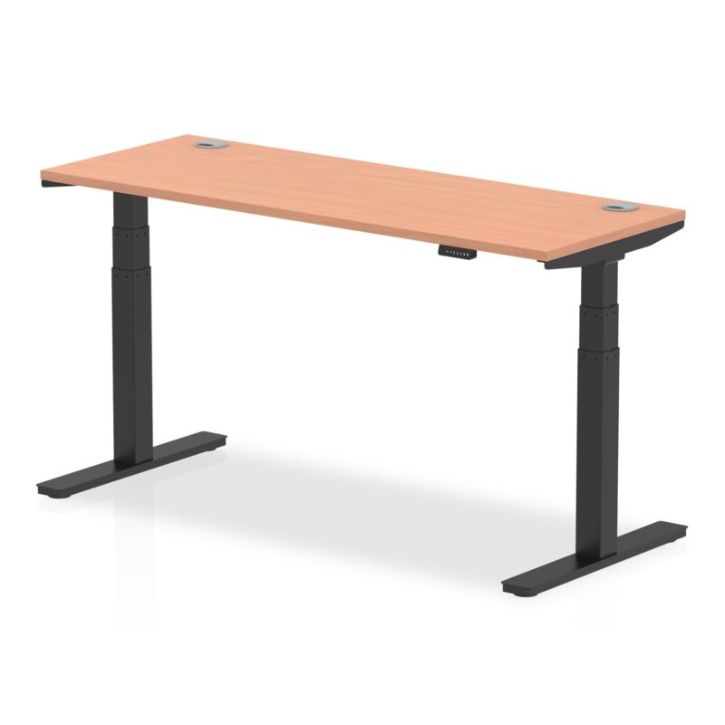 Air Height Adjustable Slimline Desk With Cable Ports - Image 37