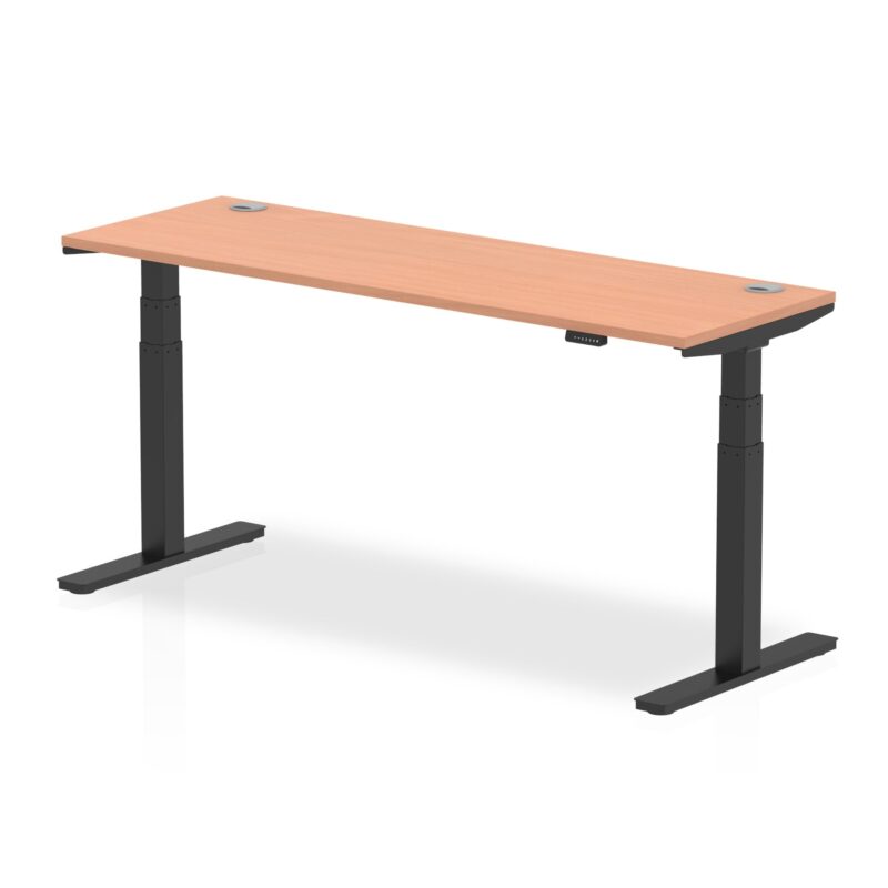 Air Height Adjustable Slimline Desk With Cable Ports - Image 55
