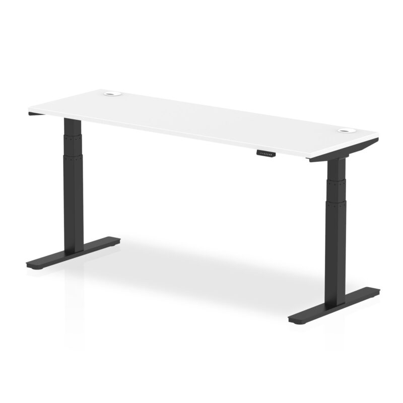 Air Height Adjustable Slimline Desk With Cable Ports - Image 70