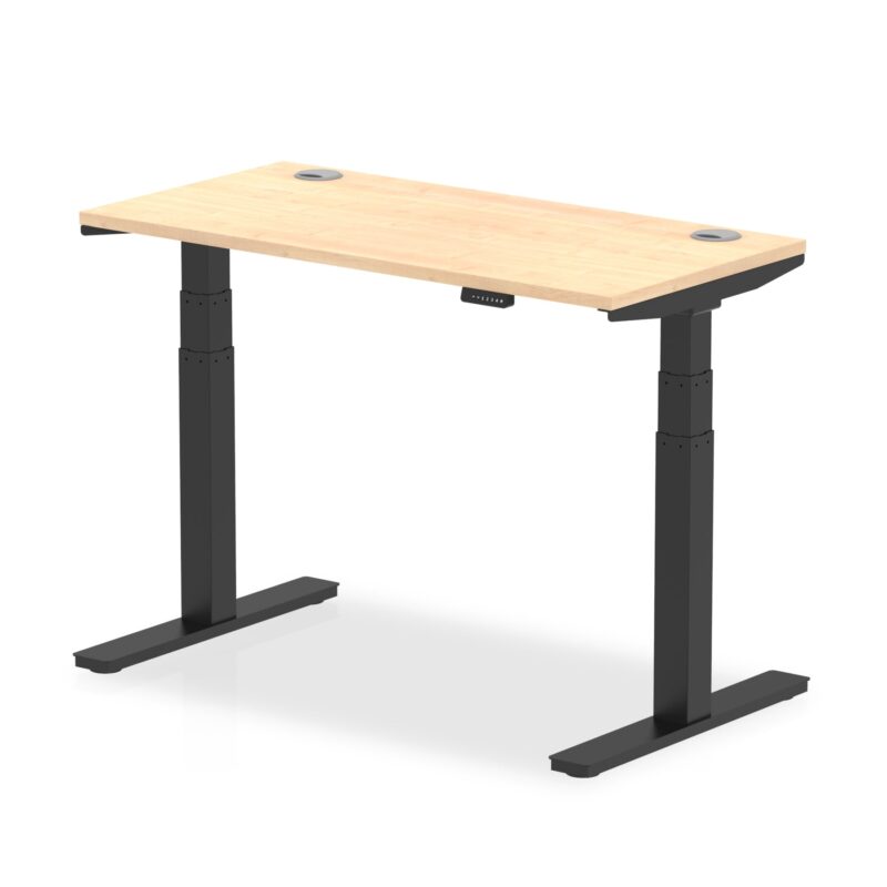 Air Height Adjustable Slimline Desk With Cable Ports - Image 7