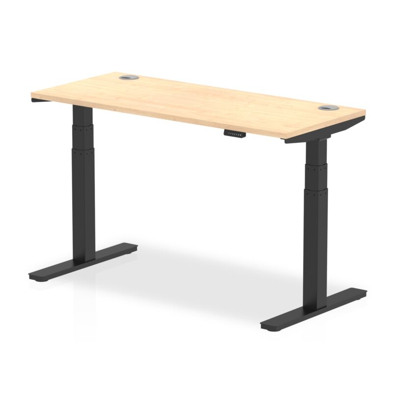 Air Height Adjustable Slimline Desk With Cable Ports - Image 25