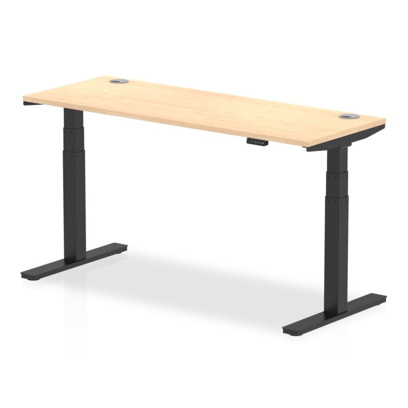 Air Height Adjustable Slimline Desk With Cable Ports - Image 43