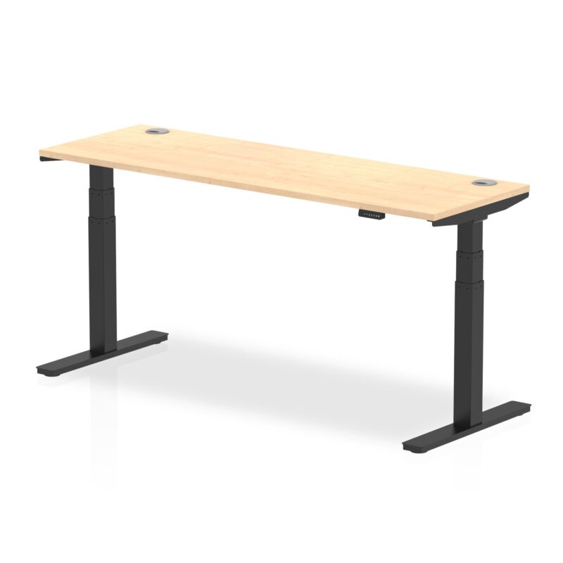 Air Height Adjustable Slimline Desk With Cable Ports - Image 61
