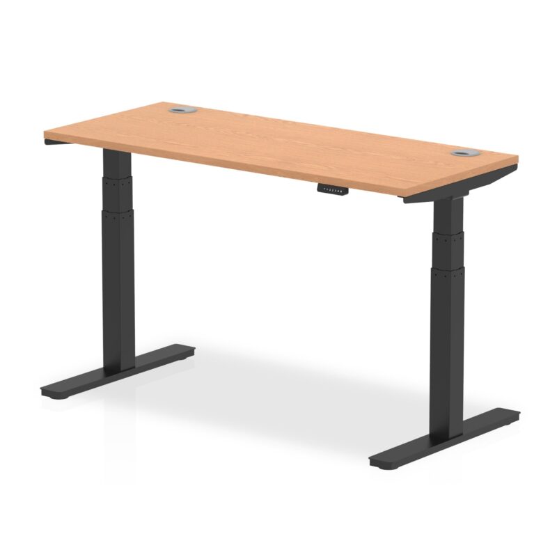 Air Height Adjustable Slimline Desk With Cable Ports - Image 28