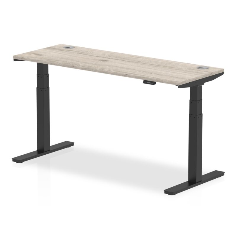 Air Height Adjustable Slimline Desk With Cable Ports - Image 40