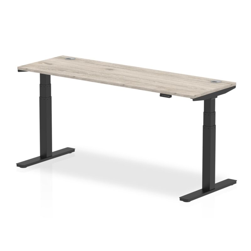Air Height Adjustable Slimline Desk With Cable Ports - Image 58