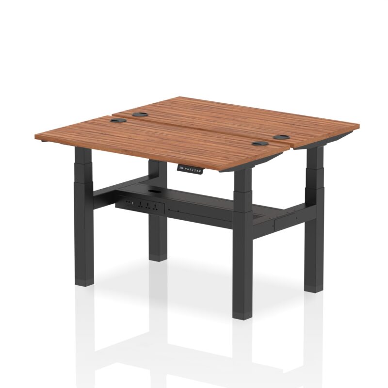 Air Back-to-Back Slimline Height Adjustable Bench Desk - 2 Person - Image 13