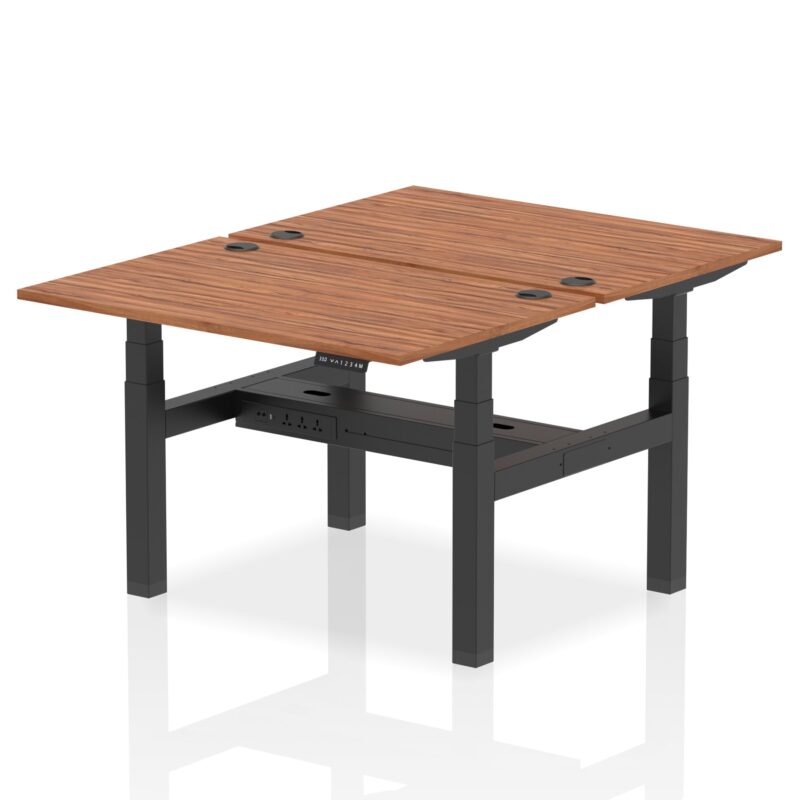 Air Back-to-Back Height Adjustable Bench Desk - 2 Person - Image 13