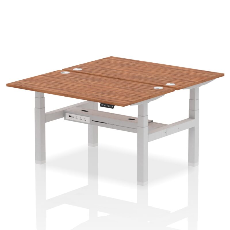 Air Back-to-Back Height Adjustable Bench Desk - 2 Person - Image 32