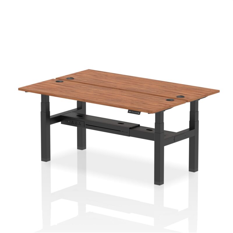 Air Back-to-Back Slimline Height Adjustable Bench Desk - 2 Person - Image 67