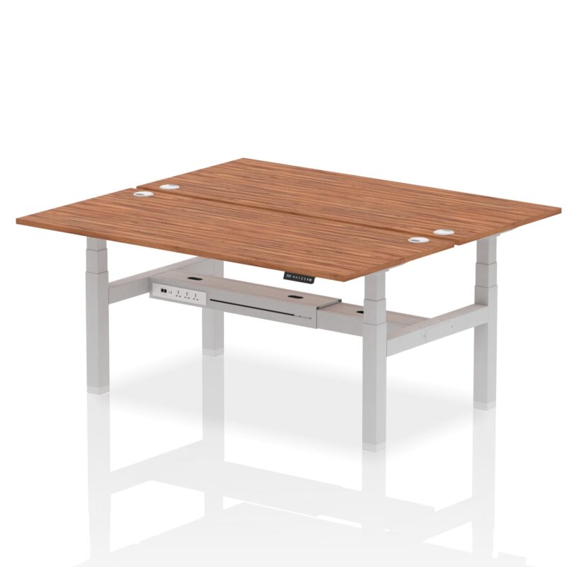 Air Back-to-Back Height Adjustable Bench Desk - 2 Person - Image 68