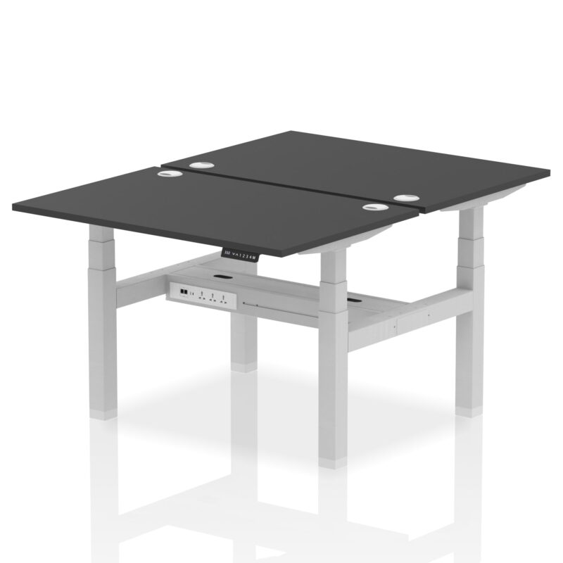 Air Back-to-Back Height Adjustable Bench Desk - 2 Person - Image 74