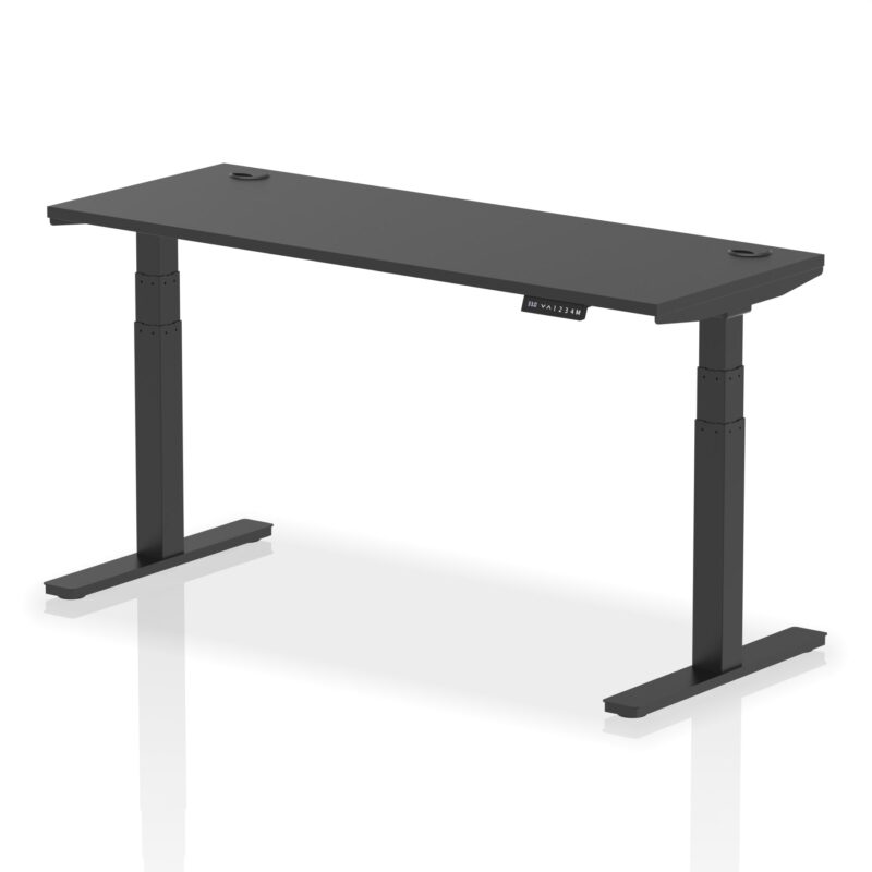Air Height Adjustable Slimline Desk With Cable Ports - Image 79