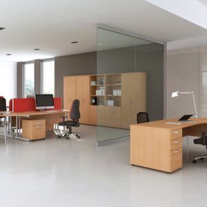 Impulse 1200mm Straight Desk Cantilever Leg - Image 22