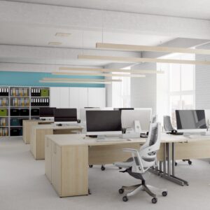Impulse 1200mm Straight Desk Cantilever Leg - Image 52
