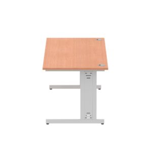 Impulse 1800mm Straight Desk Cable Managed Leg - Image 19
