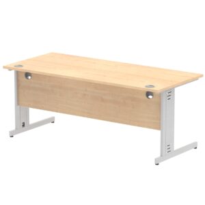 Impulse 1800mm Straight Desk Cable Managed Leg - Image 37