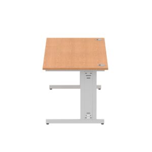 Impulse 1800mm Straight Desk Cable Managed Leg - Image 47